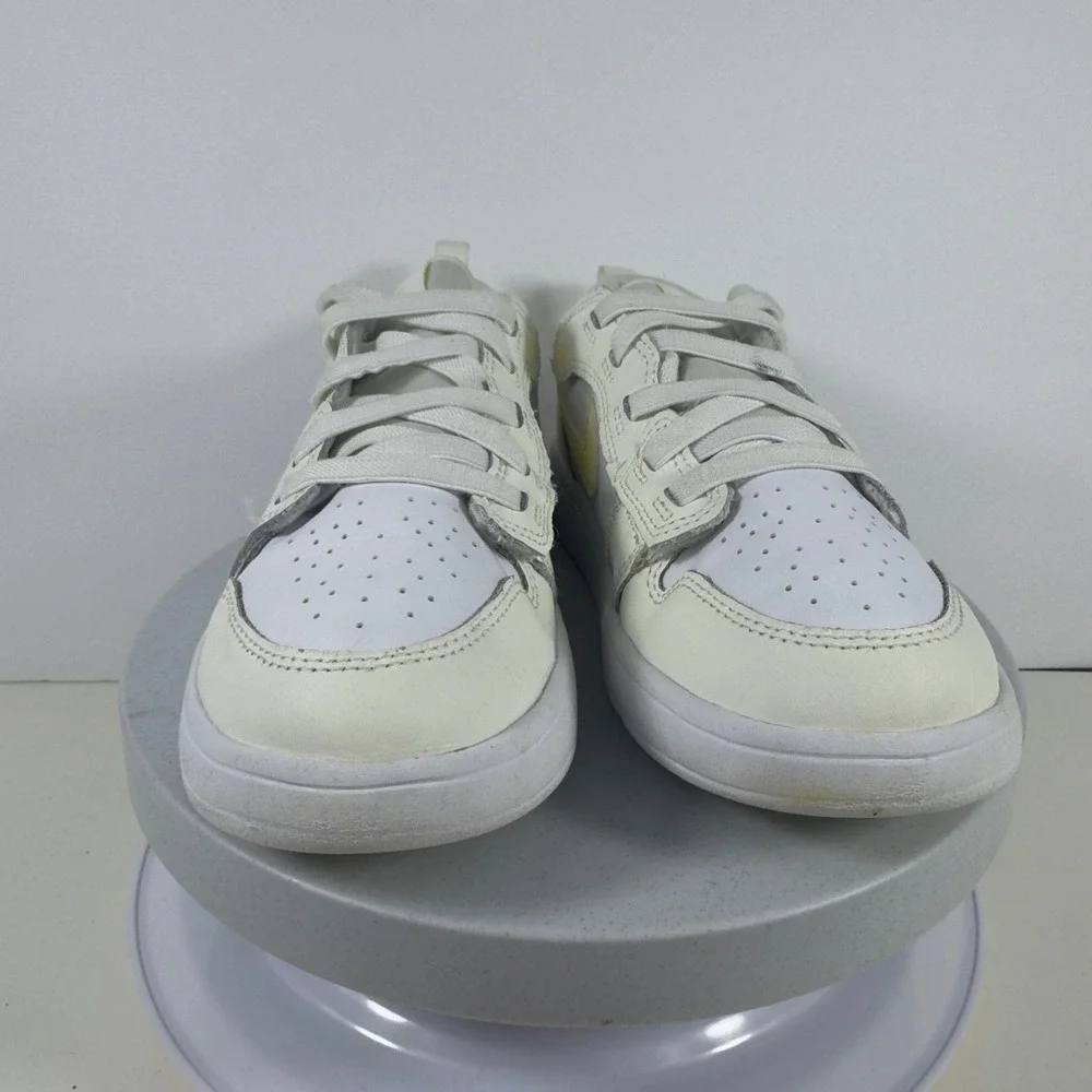 Jordan 1 Low Alt Kids Sneaker Size 3Y White Yellow Elastic Laces Straps